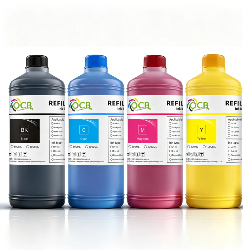 1000ML 4Colors Sublimation Ink DX5 TX800 i3200 i1600 L1800 1390 R1900 L800 XP600 L805 XP-15000 ET-8500 Heat Press Transfer Ink