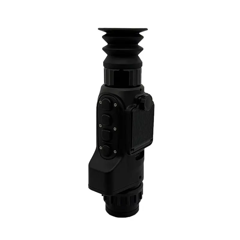 YXM335L Thermal Hunting Scope, 384x288 Resolution 35mm Lens Long Range Night Vision Single Barrel Monocular