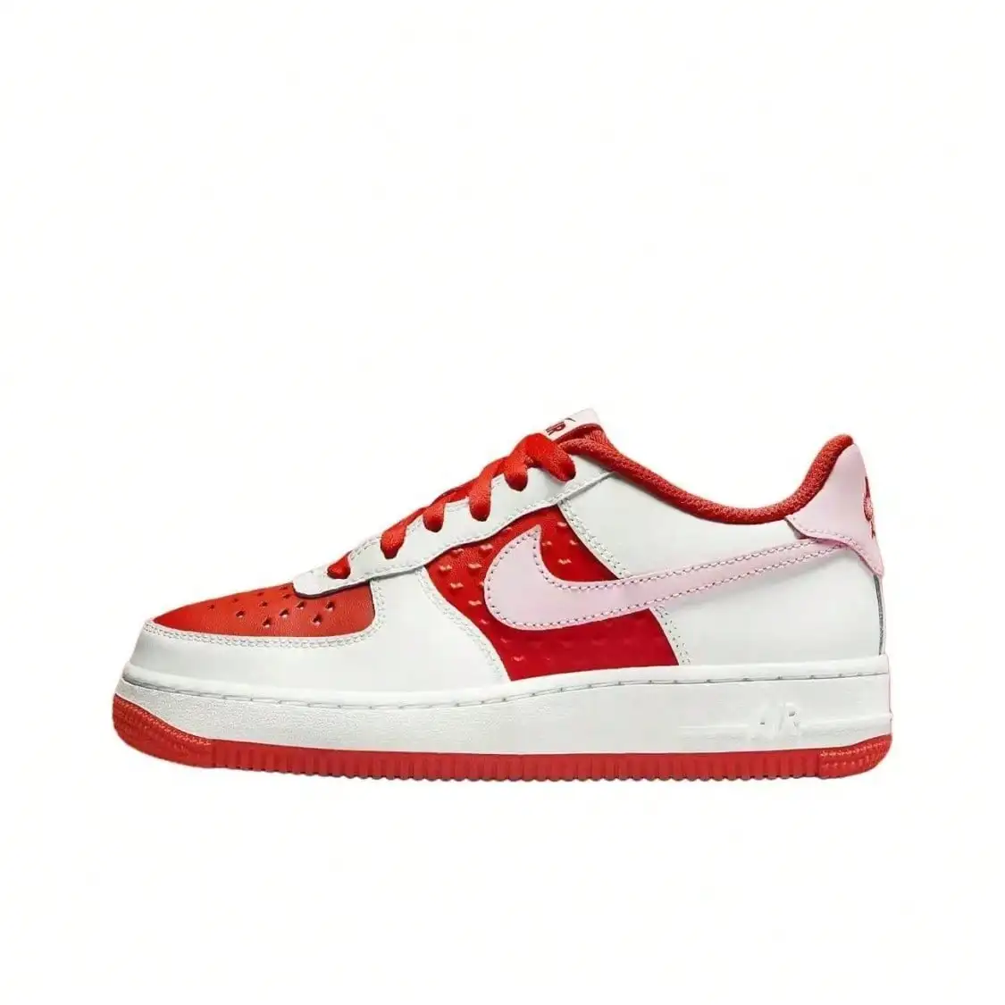 Nike Air Force 1 Low Valentine's Day Perfect Pair Fashion Versatile Non-Slip Durable Low-Top Sneakers White Red HV5165-121