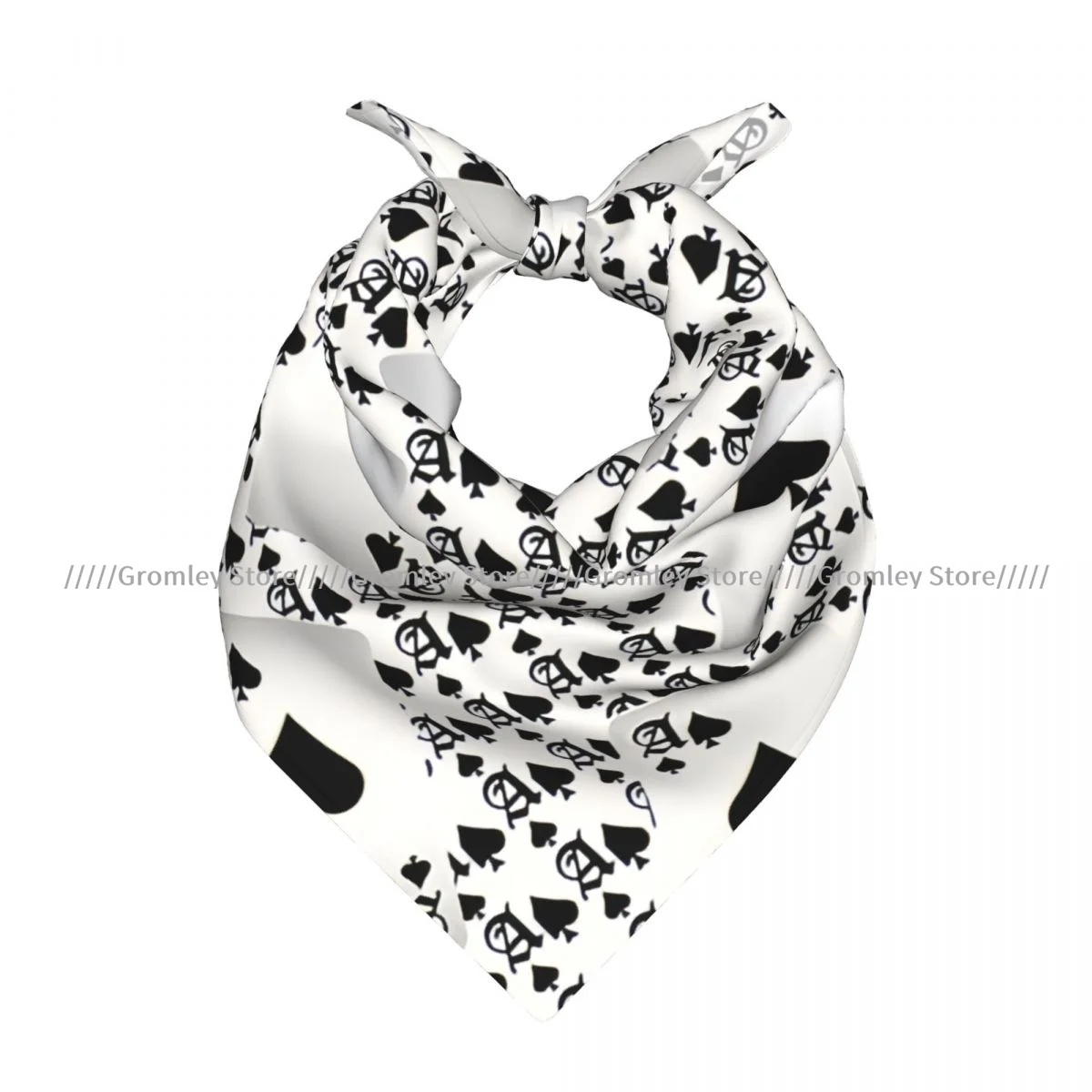 

Playing Cards Square Scarf Ladies Casual Head Neck Wrap