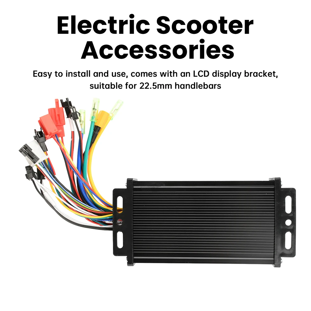 36V 48V 64V 30A Sinuswellen-Bürstenloser Motorcontroller 750-1500W 3-Modus-Treiber SM-Anschluss Instrument Elektrofahrrad S866 – Detail 9