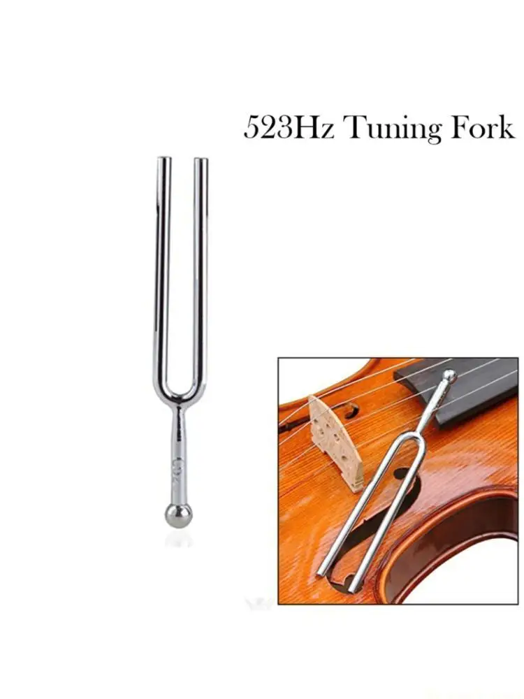 31BE Multifuntional Frequency Tuning Forks Resonance Therapy Devices Metal Tuning Fork Stainless Steel Texture for Meditation