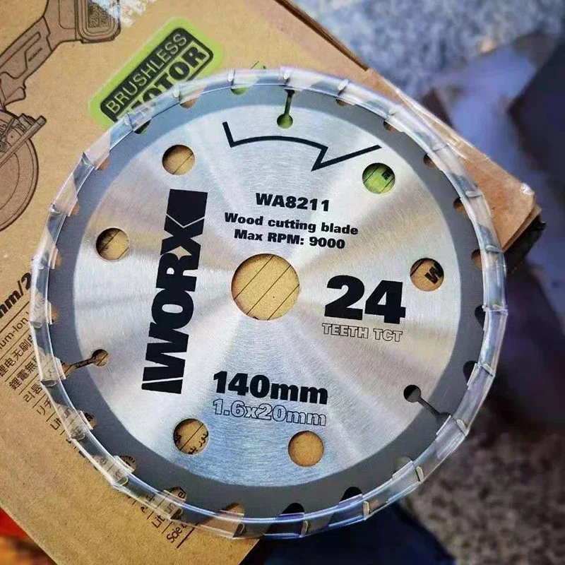 Worx Circle Saw Blade for Woodworking Size 140x20mm Siut for WU535 Also Siut for Other Circle Saw Inner Diameter 20mm