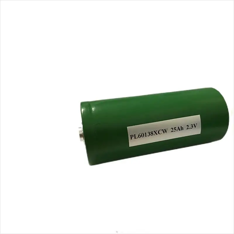 LTO 60138 2.4V 25Ah Cylindrical LTO Discharge High Safety Lithium Titanate Battery for 12V battery bank pack scooter golfcar