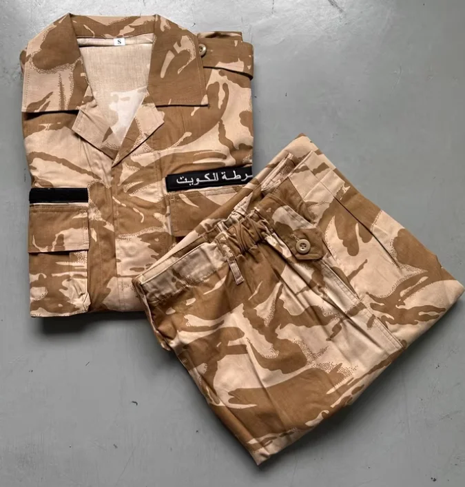 Kuwait Camouflage Uniform Man Desert Include Jacket Pants