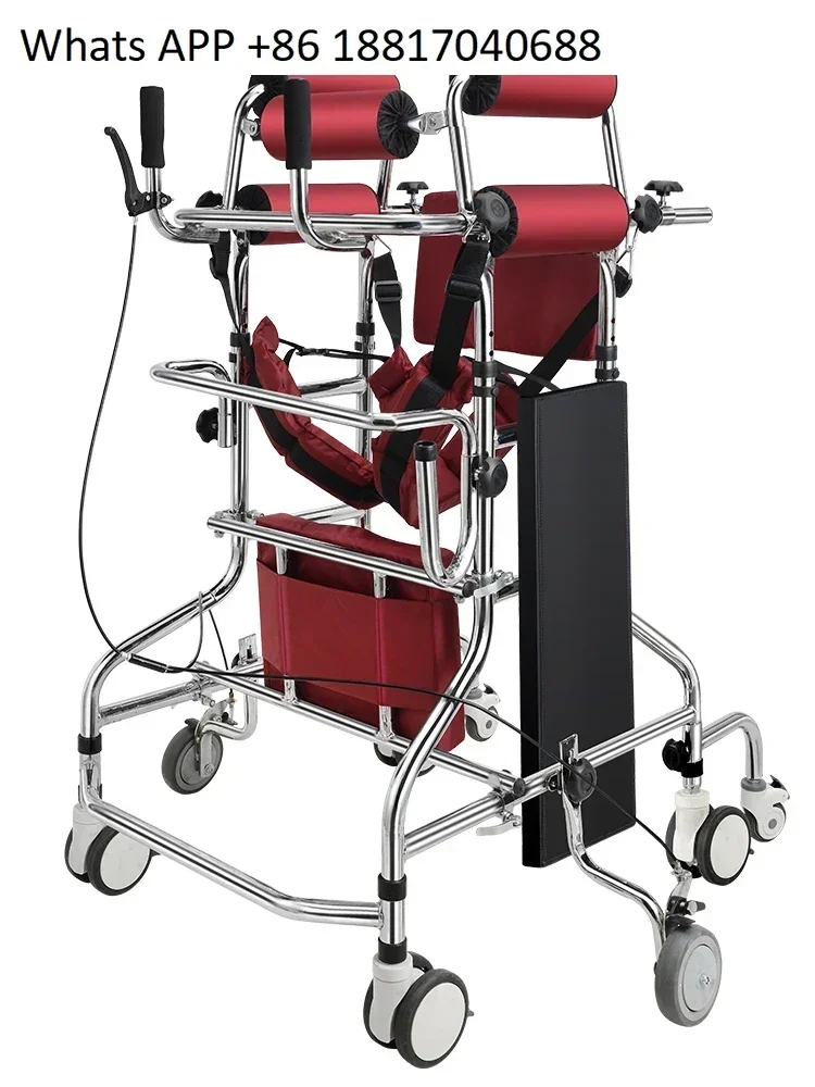Auxiliares para caminhada para idosos, equipamento de treinamento de reabilitação, estrutura em pé, dispositivo para caminhada