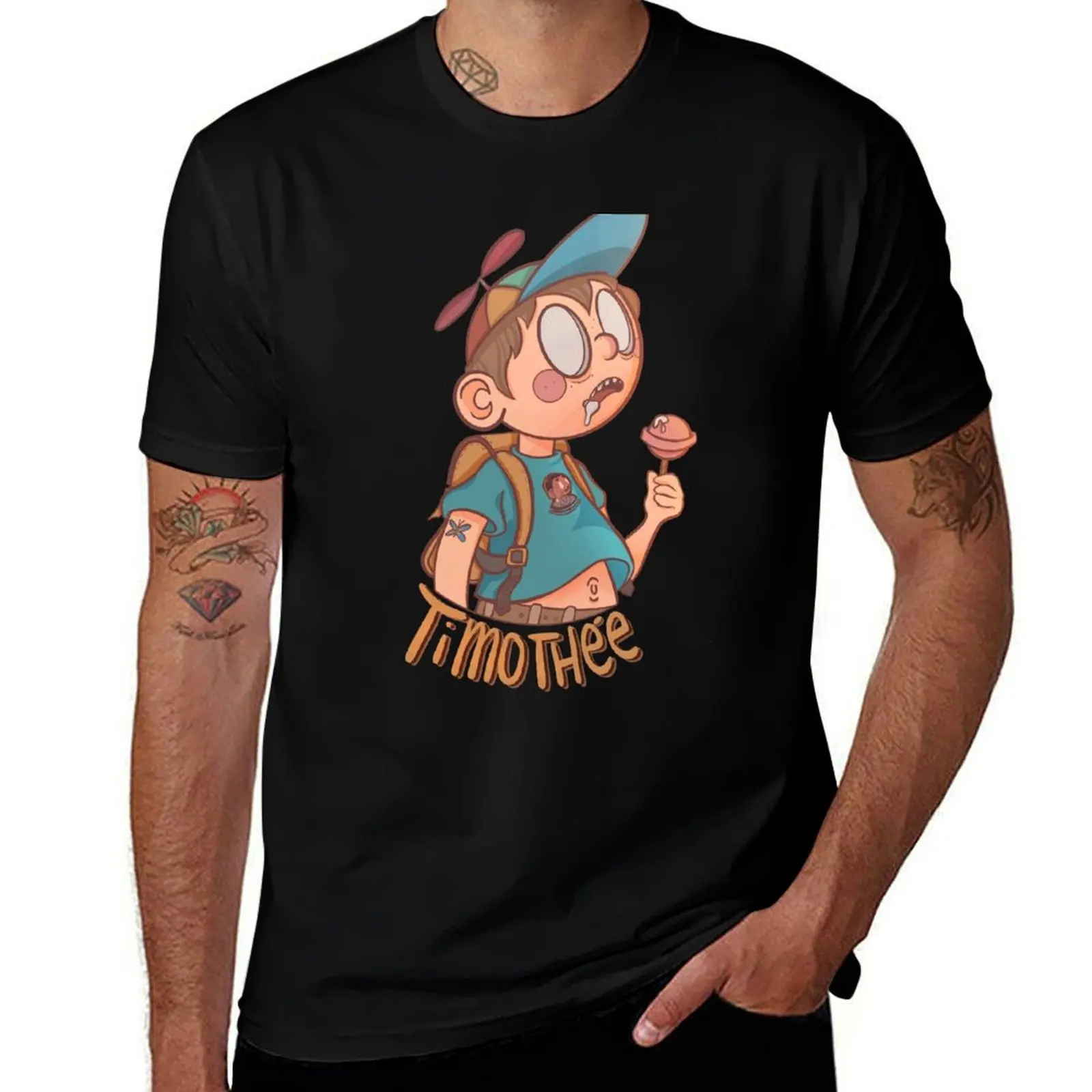 Timothy T-Shirt Large Size Short Sleeve T-Shirt