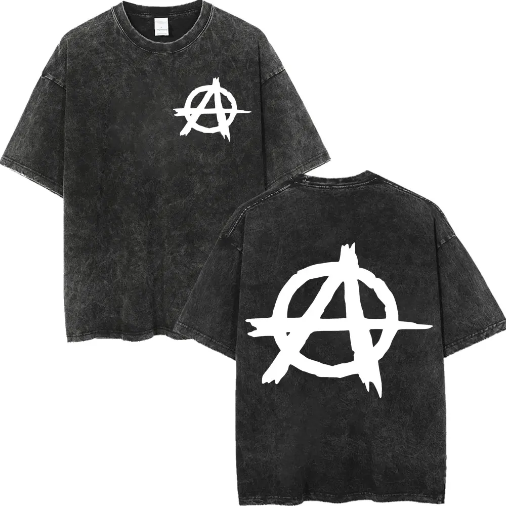 

Washed Vintage Sons of Anarchy TV Play Logo Print T-shirts High Street Fashion Trend T Shirts Men Women Casual Cotton T-shirt