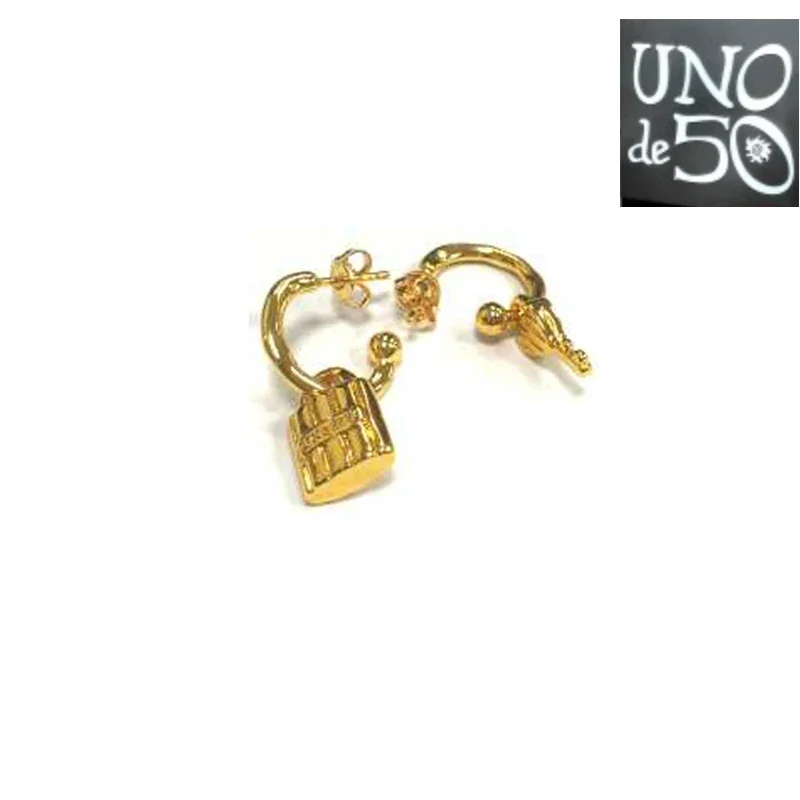 

2024 Selling Exquisite High Quality UNO DE 50 Fashion Classic 925 Earrings Jewelry Romantic Holiday Gift