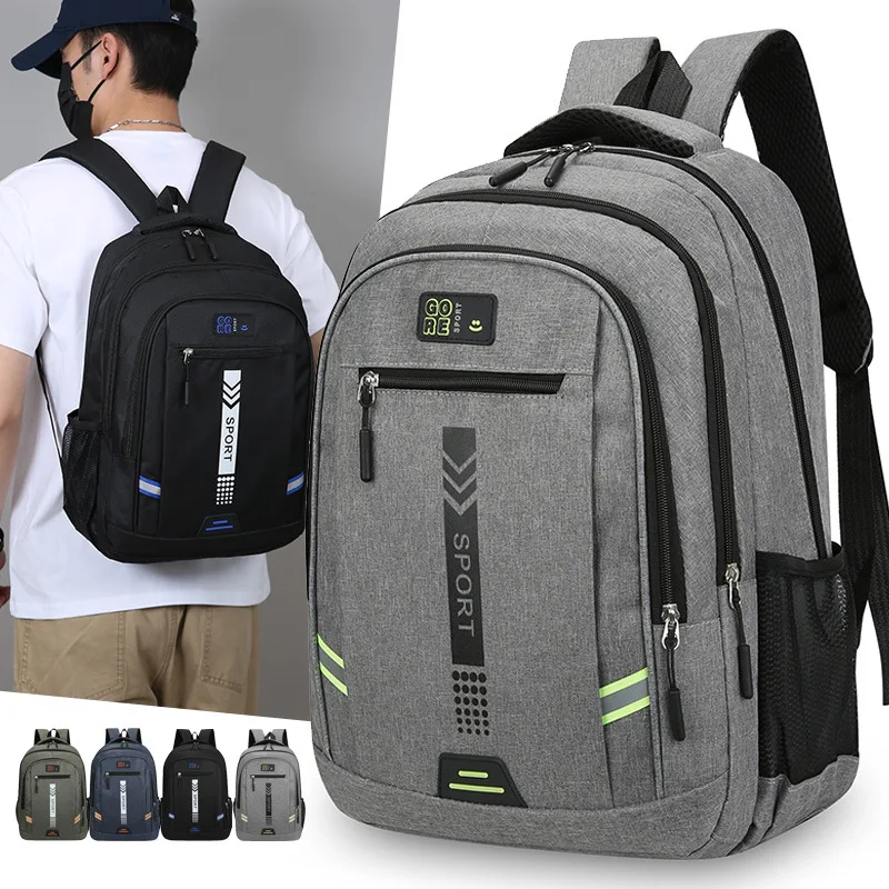 

Мужской рюкзак, многофункциональный, большой вместимости, деловой, для ноутбука, повседневный, с множеством карманов, дорожный рюкзак