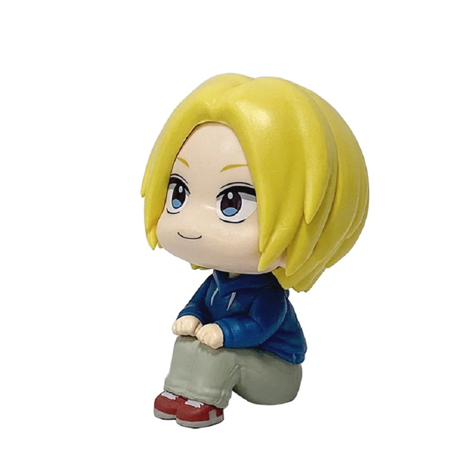 SAKAMOTO DAYS Q Version Figure Asakura Shin Taro Sakamoto Anime Peripheral Kawaii Sitting Toys Desktop Car Model Ornaments Gifts