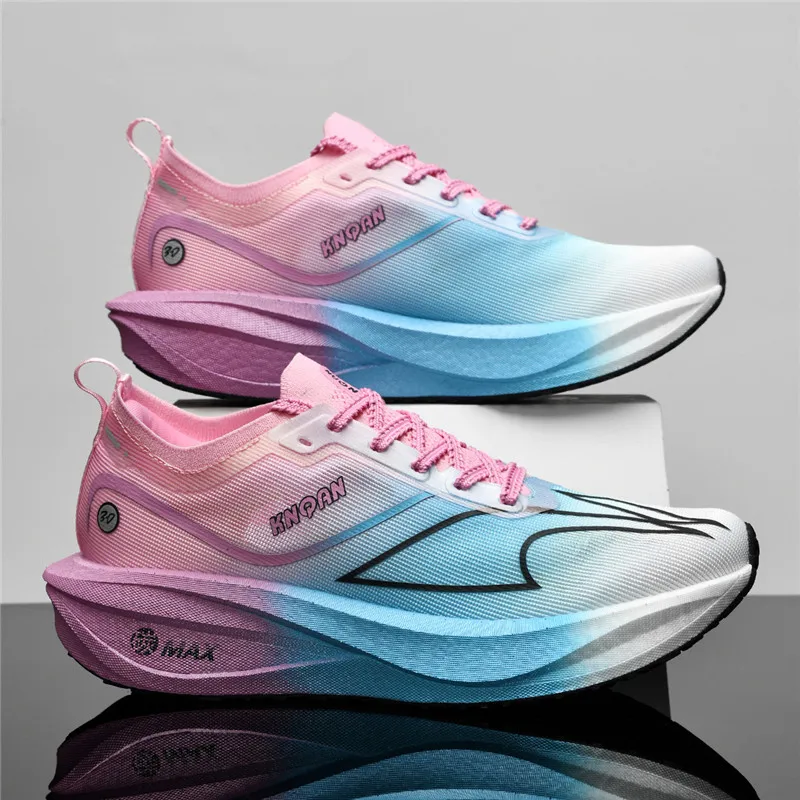 Men's Running Shoes Outdoor Fashion Luxury shoes Couple Off-road Sneakers Mesh Race Cushioning Breathable Trainer Shoes Non-Slip