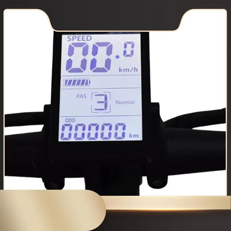 

M6H Electric Bike LCD Display Meter Dashboard 24V-60V Universal E Scooter LCD Panel Screen Accessories For Electric Bike (6PIN)-