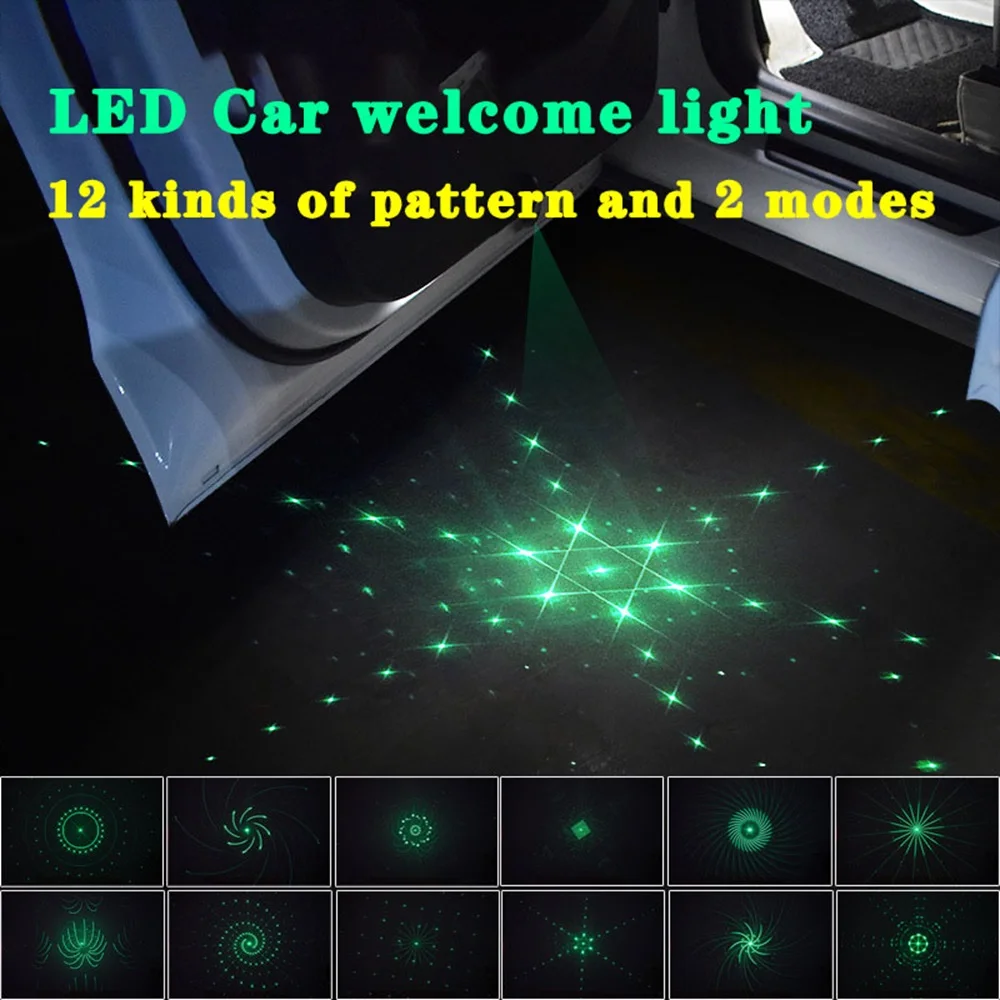 

LED Wireless Car Door Welcome Light Universal Car Motorcycle Laser Projector Shadow Light For BMW Toyota Hyundai Honda Volkswage