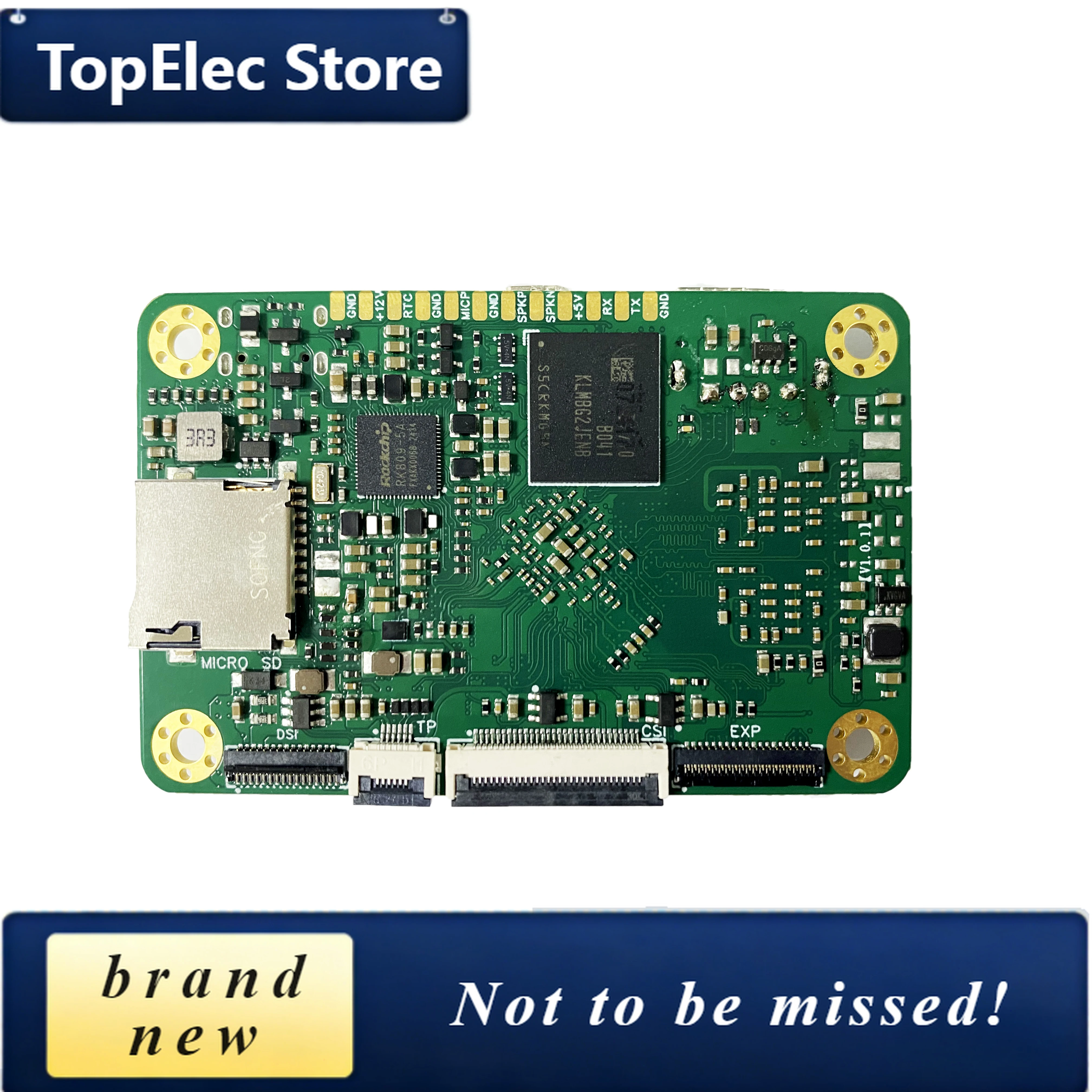 TElec RK3566 Linux Development Board 4GB LPDDR4+32GB EMMC Quad-core Cortex-A55 Main Frequency Up To 1.8GHZ Supports 4K 60fps D
