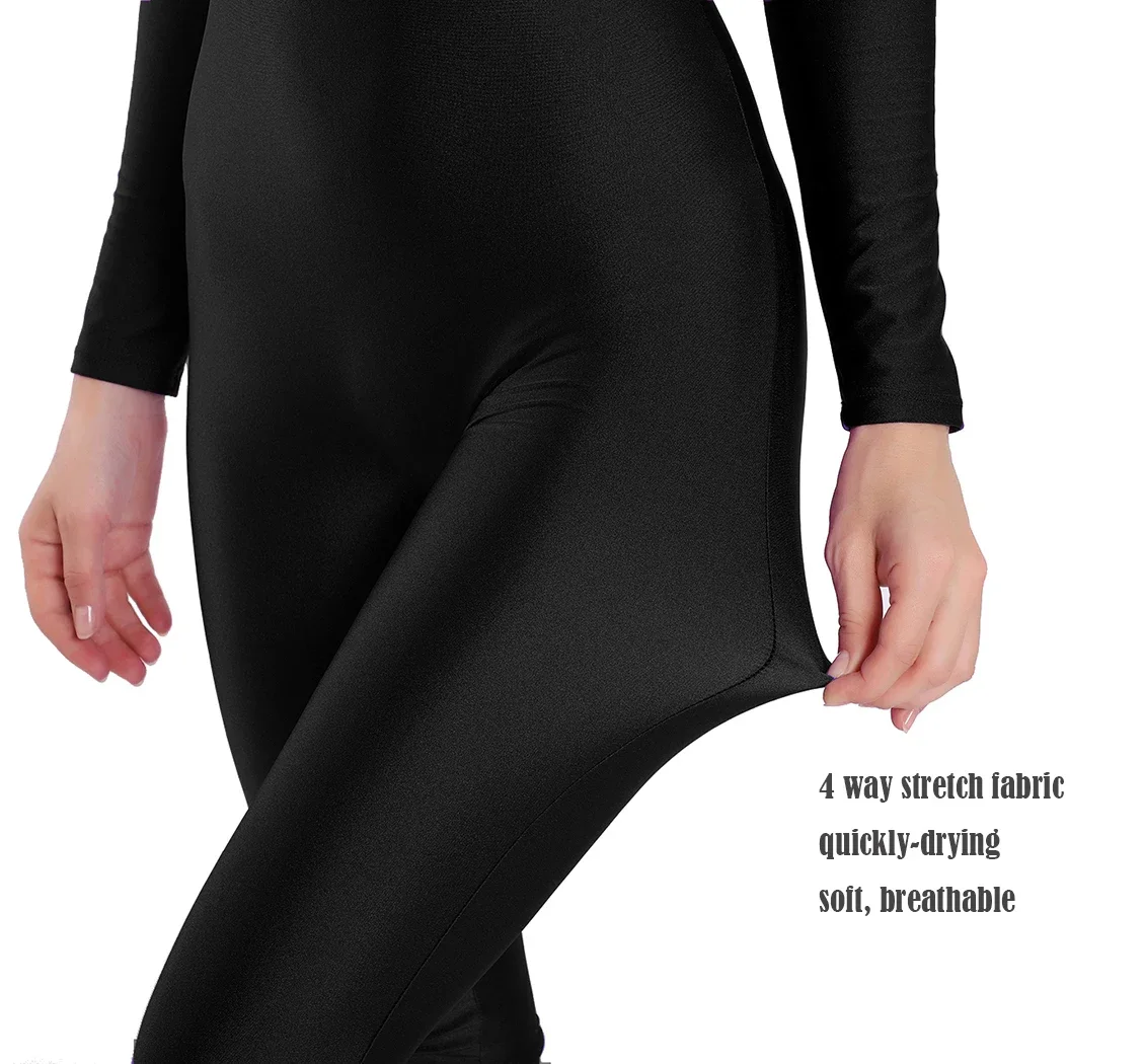 ชุดจั๊มสูทแขนยาวสำหรับผู้หญิงชุดเล่นยิมนาสติกชุดฝึกโยคะชุดฮาโลวีน