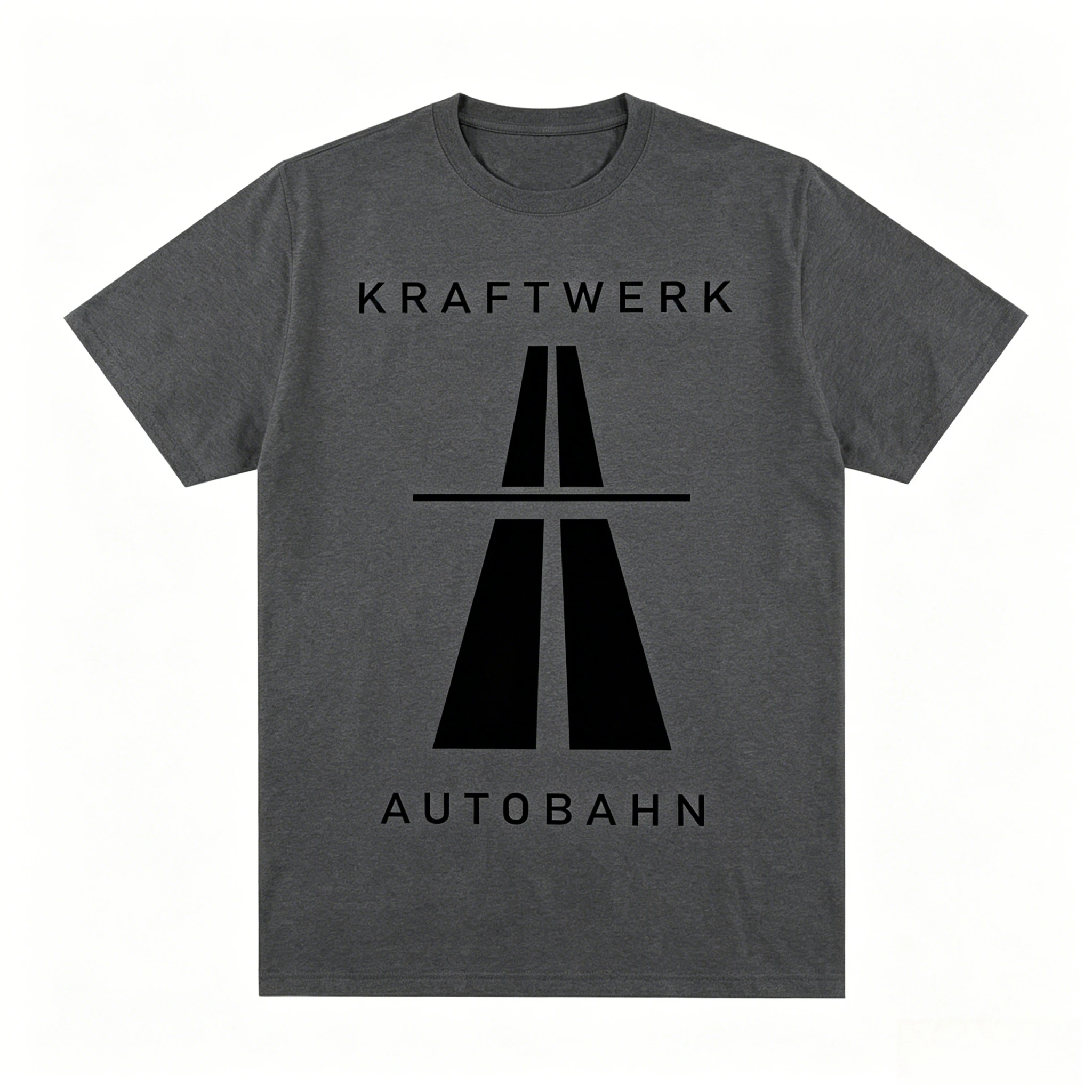 Kraftwerk Autobahn Music Vintage T-shirt Electronic Synth Neu! Krautrock Cotton Men T Shirt New Tee Tshirt Womens Tops