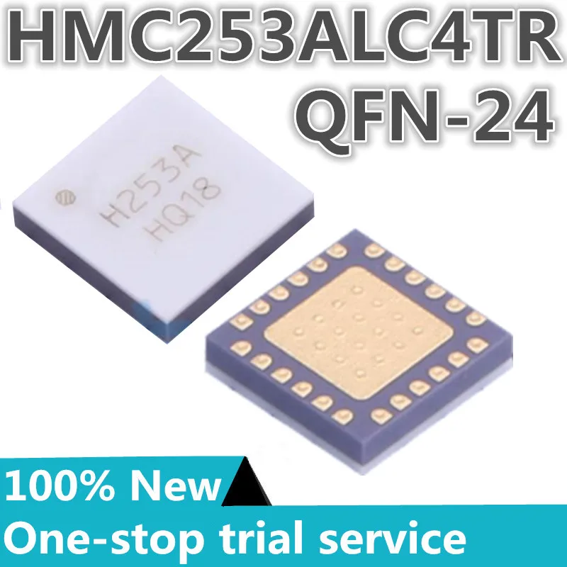 

1-10PCS %New original HMC253ALC4TR HMC253ALC4 Silkscreen H253 QFN-24 RF Switch IC WiMax SP8T 3.5GHz 50 ohms