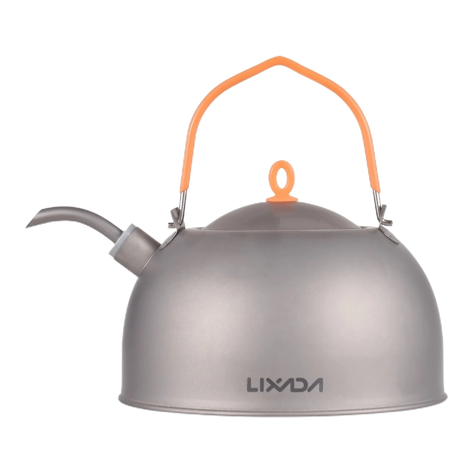 

500ml Small Hot Water Kettle with Coffee Pot Titanium Spout Lightweight Camping Kettle for Camping Hiking Backpacking Picnic