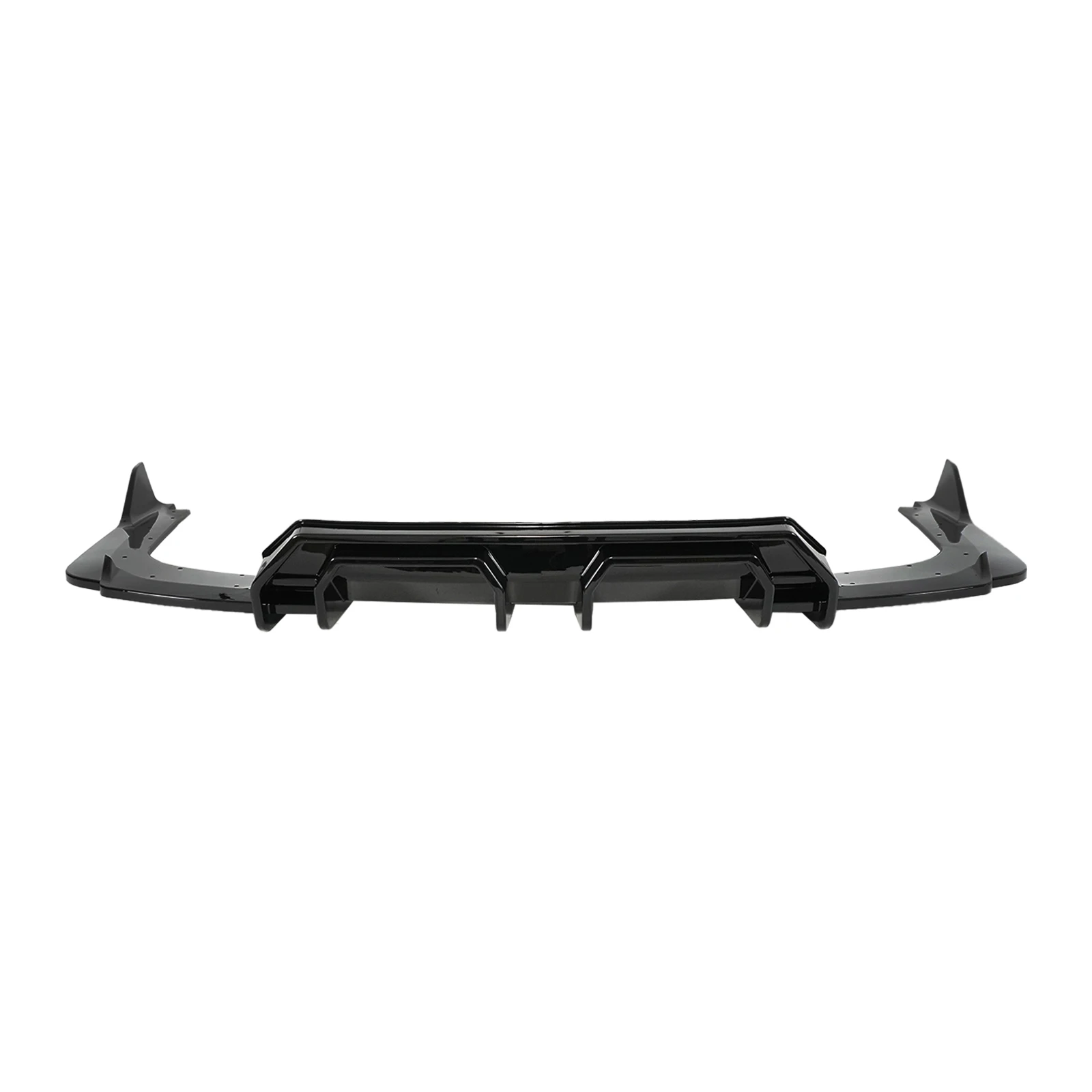 For KIA Stinger 2018-2021 Rear Bumper Diffuser Ad Style Glossy Black Carbon Fiber Painted Car Accessories Body Kit Diffuser view 4