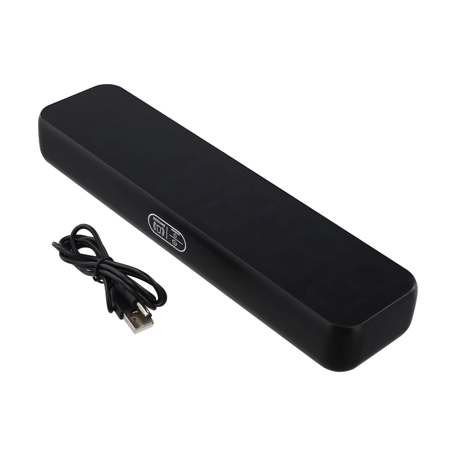 Digital LED Clock Offering Temperature Readings Adjustable Brightness Controls Countdown Timer and Ambient Illumination