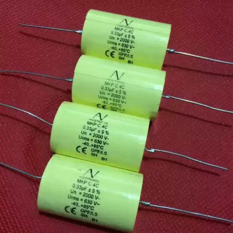 

5 шт., итальянский AV MKP 0,33 мкФ2000 В, тонкопленочный бесконечный конденсатор с осевой муфтой
