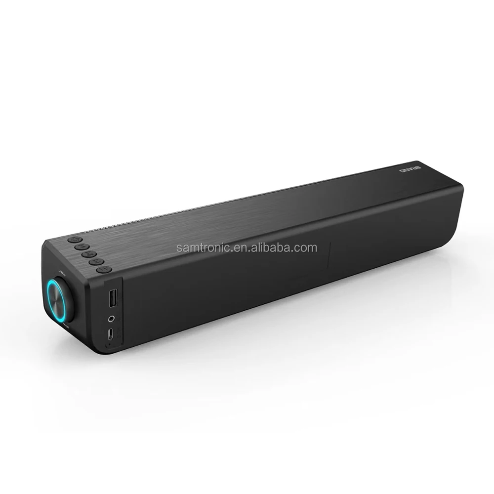 

Samtronic Bt TWS Speaker Home Theater TV SoundBar Mini System Dual Wired and Wireless Connection 3D Surro