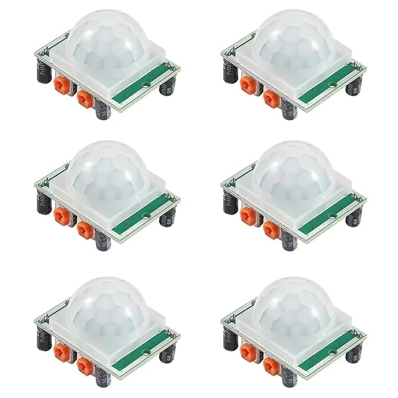 6Pcs HC SR501 PIR Infrared Sensor IR Human Body Motion Module for Arduino Raspberry Pi