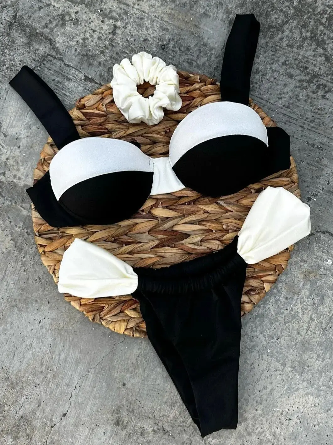 Sexy Push Up Bikini SwimwearWomen Swimsuit 2024 Trend Padded Brazilian Bikinis Sets Thong Bath Suits Female New In Matching Sets