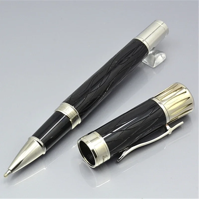 luxury Great Writer Edition Mark Twain Black / Blue / brown MB ballpoint pen / roller ball pen brand write ball pens