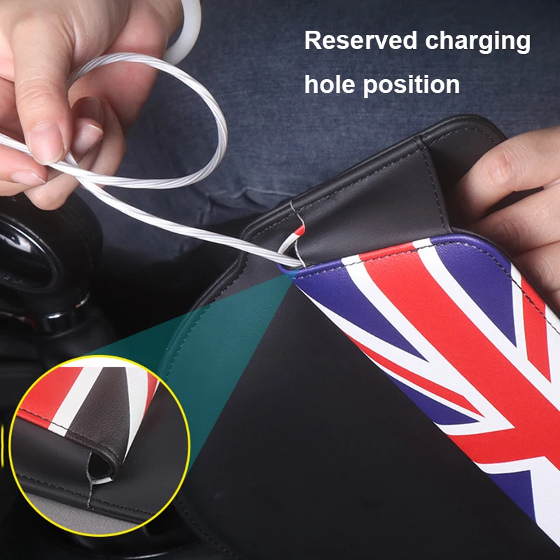 Car Seat Gap Anti-Leak Storage Box For Mini Cooper S R50 R52 R53 R55 R56 R58 R59 R60 R61 F54 F55 F56 F57 F60 Countryman Clubman