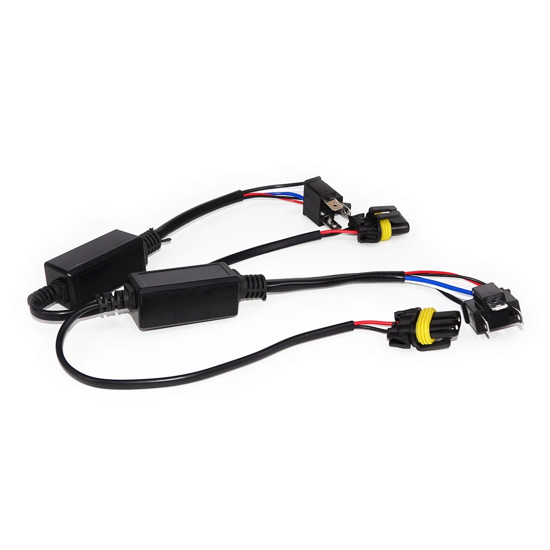 LETAOSK 2Pcs Pair Relay Wiring 35W Fit for H4 Hi/Lo HID Bi-Xenon Kit Harness Controller Replacement