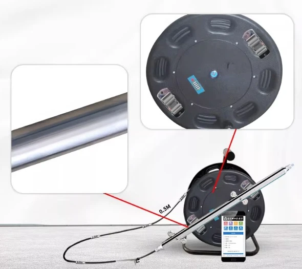 Portable Geological Digital Inclinometer with Wireless & Bluetooth for Drilling Applications