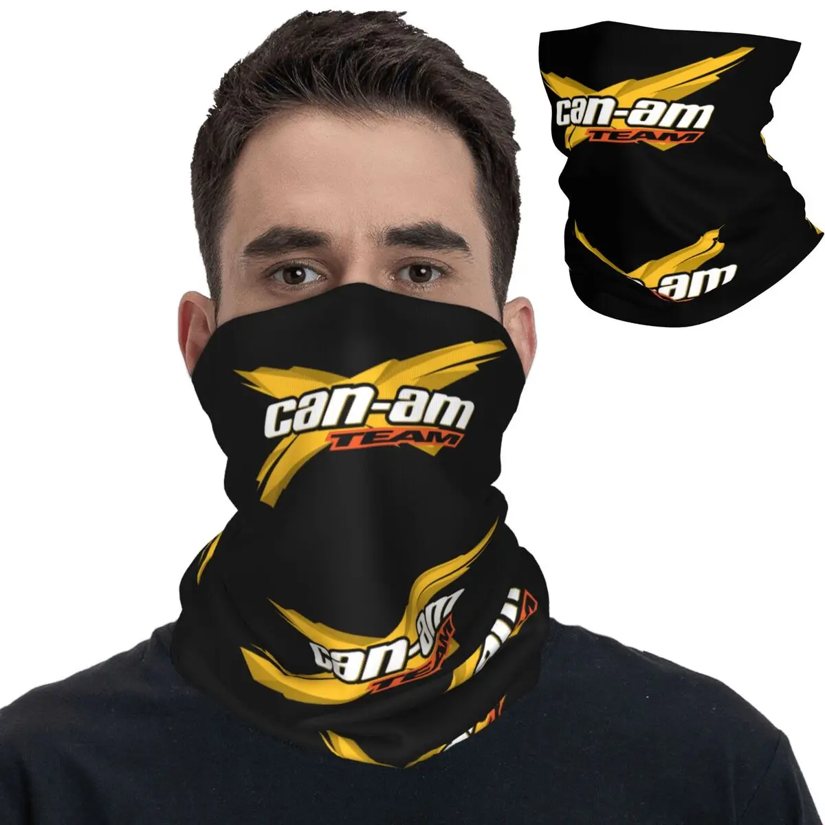 

Can Am BRP Moto Racing Canam Bandana Neck Gaiter Printed Face Scarf Warm Cycling Scarf Running Unisex Adult Washable