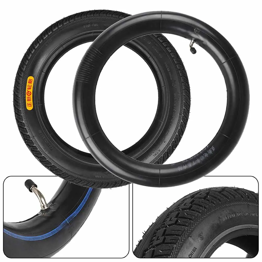 14 Inch Electric Bicycle Rubber Inner Tube&Outer Tyre For 14x2.50 Electric Bicycle Electric Vehicle Replacement Accessories