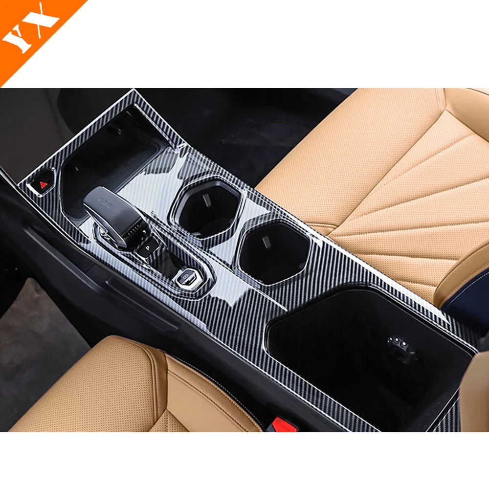 For Geely Atlas Boyue L Interior Accessories 2023 -2024 Stainless Auto Interior Gear Shift Panel Cover Car Stickers Decoration