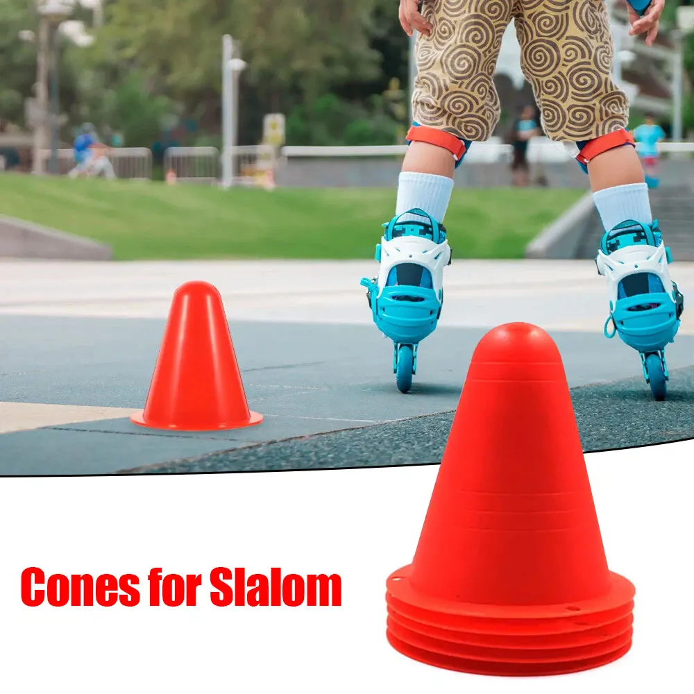 10 قطعة/المجموعة تزلج ماركر التدريب الطريق المخاريط الأسطوانة كرة القدم كرة القدم الرجبي التدريب برج التزلج عقبة الأسطوانة التزلج كومة