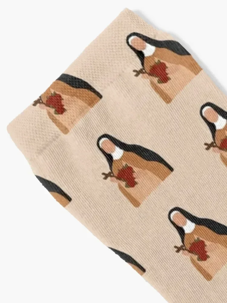 The Little Flower - St. Therese de Lisieux Socks hip hop Sports warm winter Ladies Socks Men's