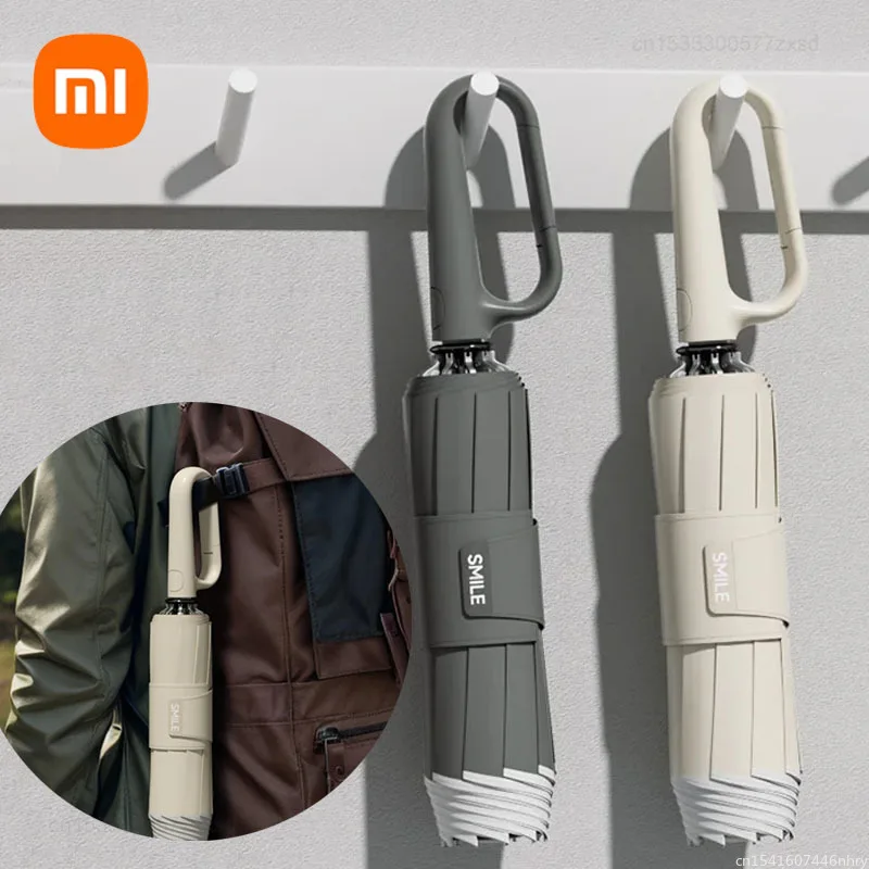 

Xiaomi ZUODU Fully Automatic Umbrellas Dual Use of Rain Sunny Wind Resistance Reinforced Foldable Ring Buckle Umbrellas Portable