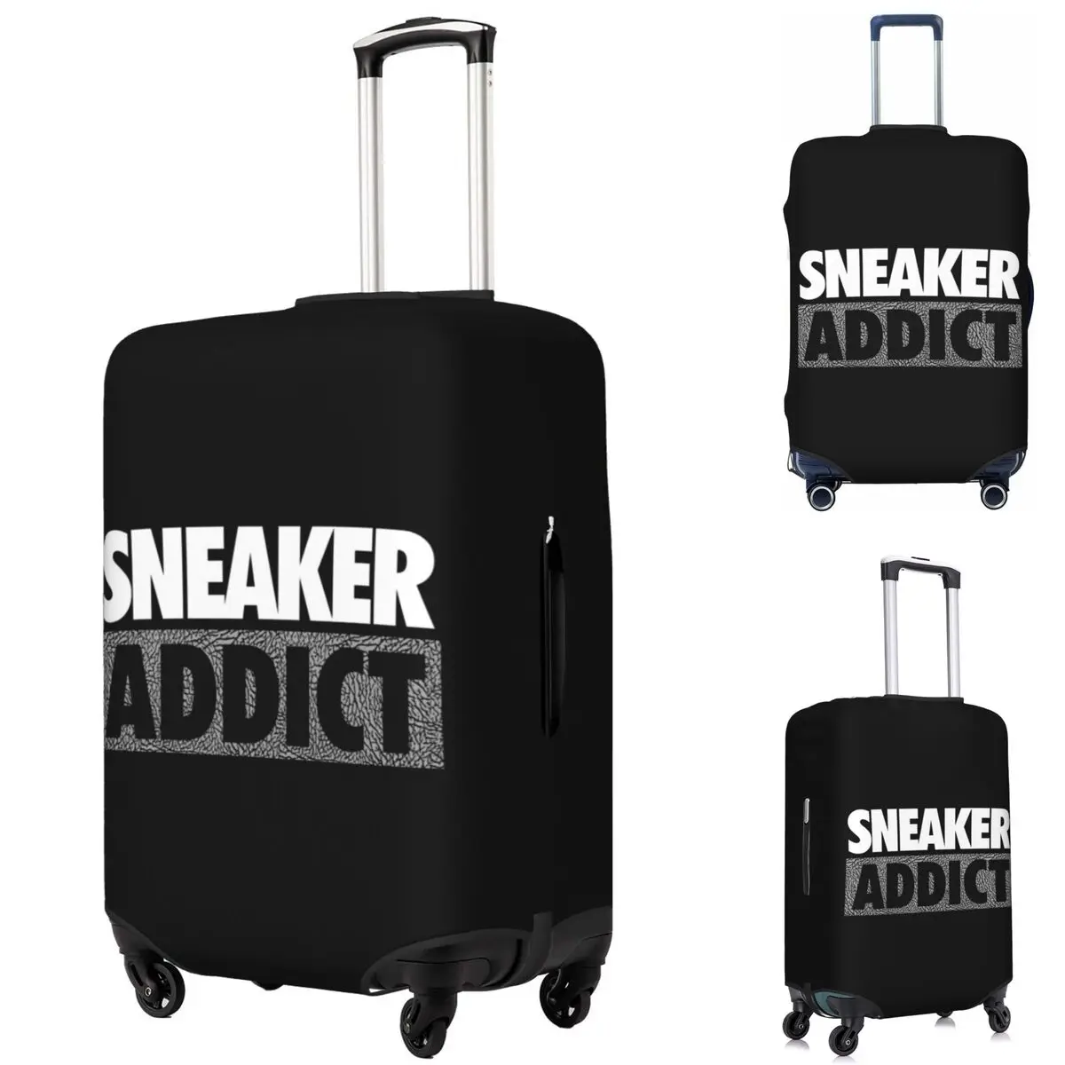 

Sneaker Addict Box (2) Suitcase Cover Protection Elastic Travel Luggage Protector Covers for 18-32 Inch
