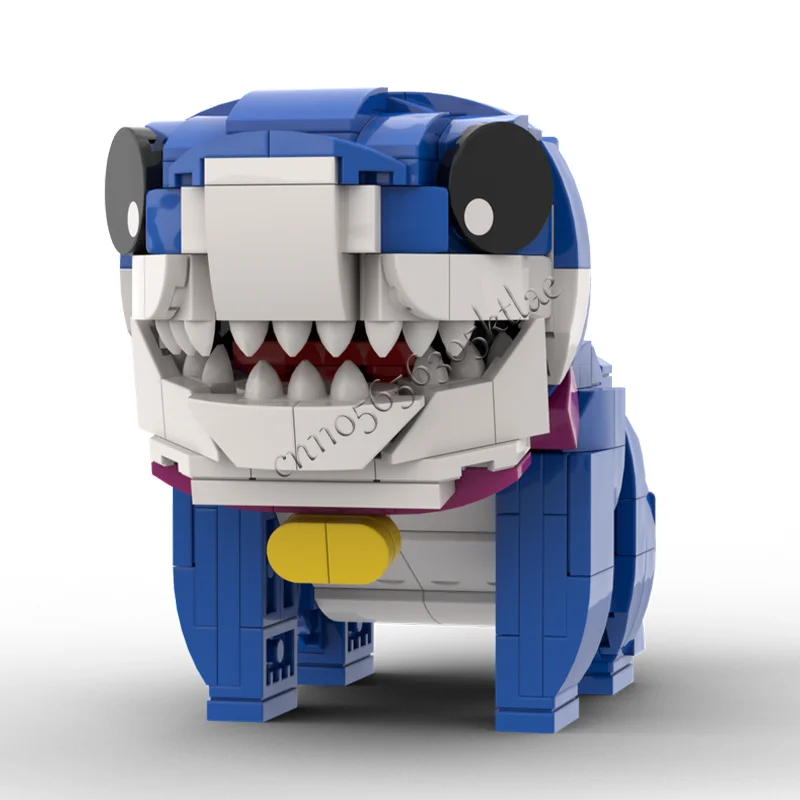 306 PCS MOC Creative Customize Shark Robot Modular Building Block Model Educational DIY Assembly Toy For Children Christmas Gift