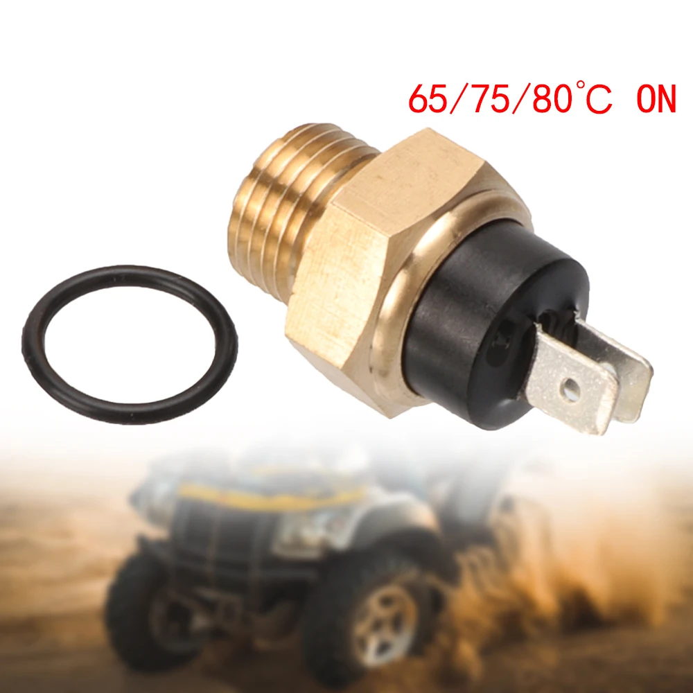 M16 Motorcycle Electric Radiator Coolant Fan Water Temperature Thermostat Switch Temp Sensor For 125 150 200 250 300 400 450