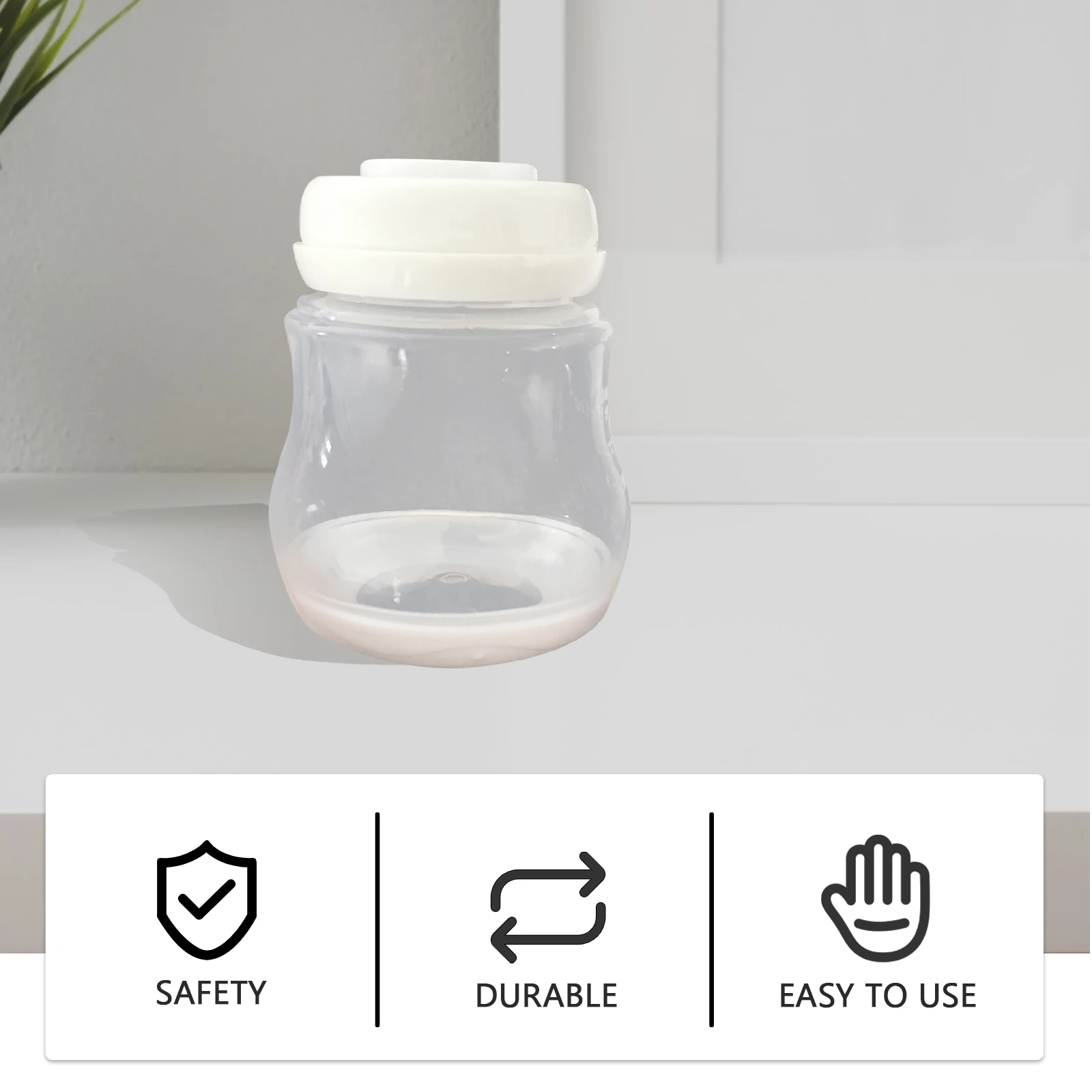 

Heat Resistant 200℃ Silicone Milk Storage Coaster White Frosted Seal Ring 5Cm Outer 3.5Cm Inner Practical Insulation Lid Washer