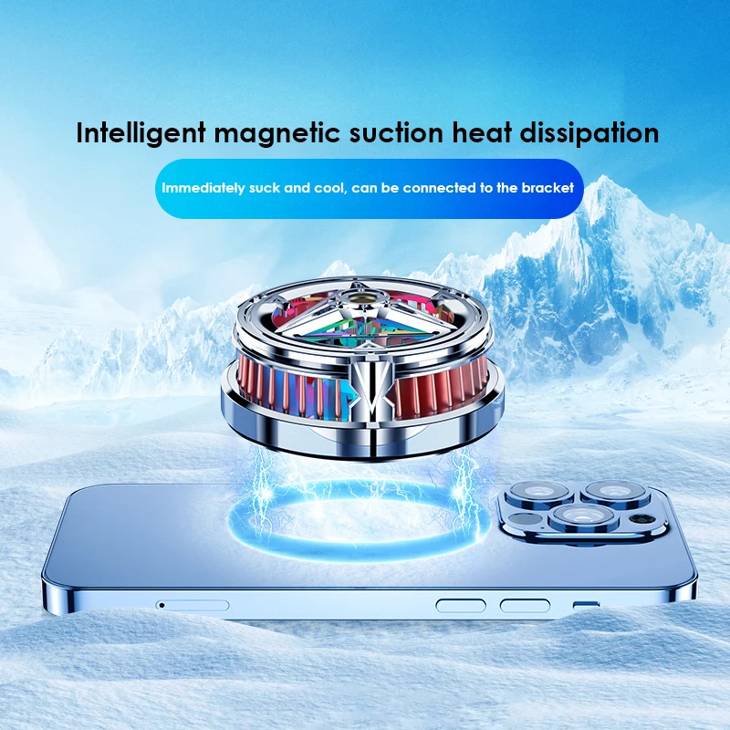 Quick Cooling Fan Mini Game Cooler Cell Phone Cool Heat Sink 2a Game Cooler System For / / Phone Accessories