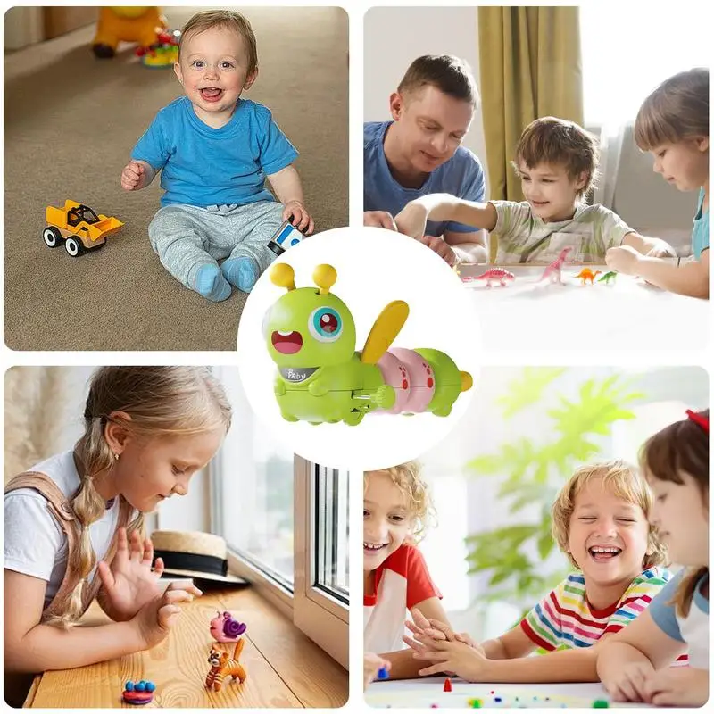 Caterpillar Walking Toy Preschool Toddler Activities Wind Up Mechanism For Preschool Toddler Activities Funny Cute Caterpillar