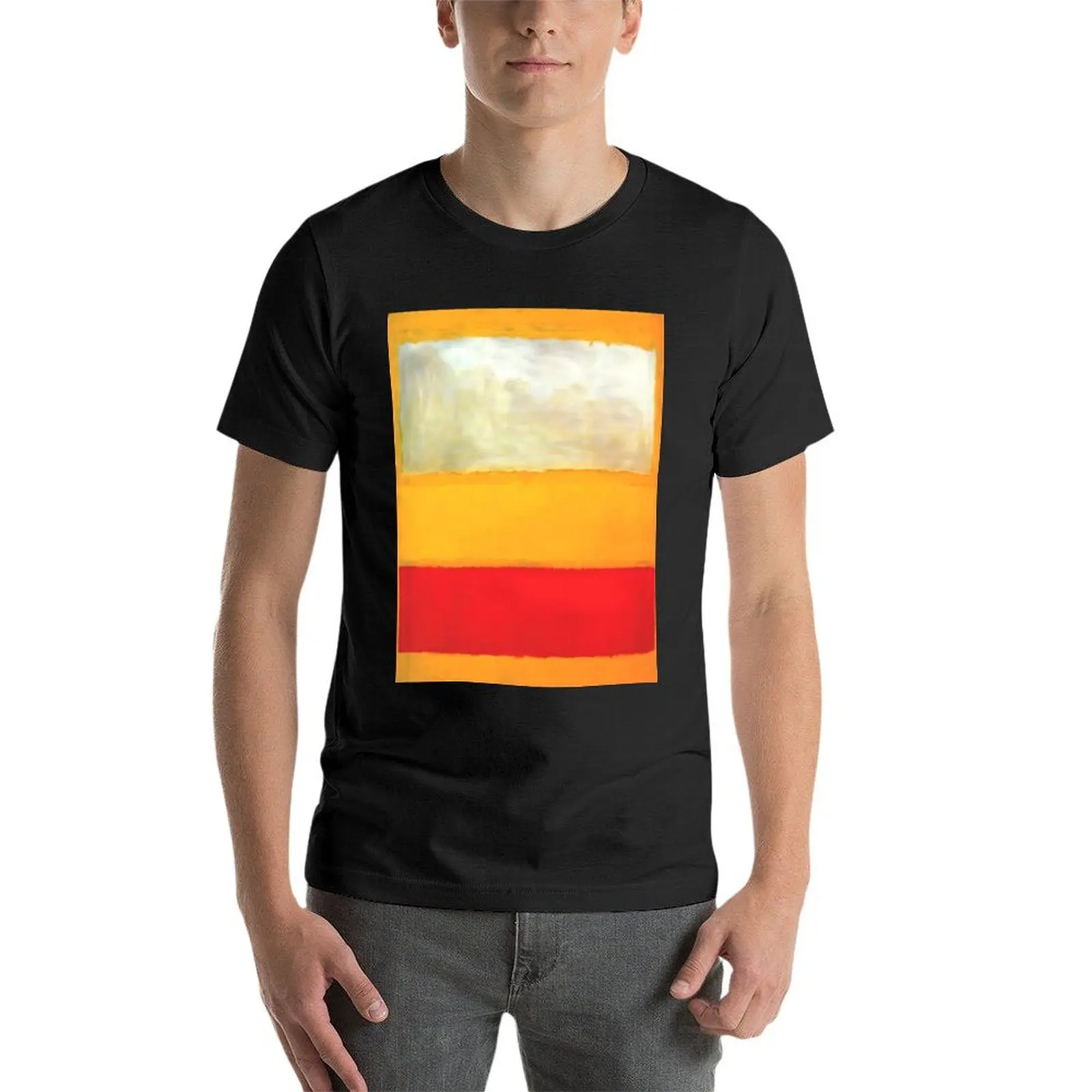Mark Rothko T-Shirt customs design your own hippie clothes black t-shirts for men