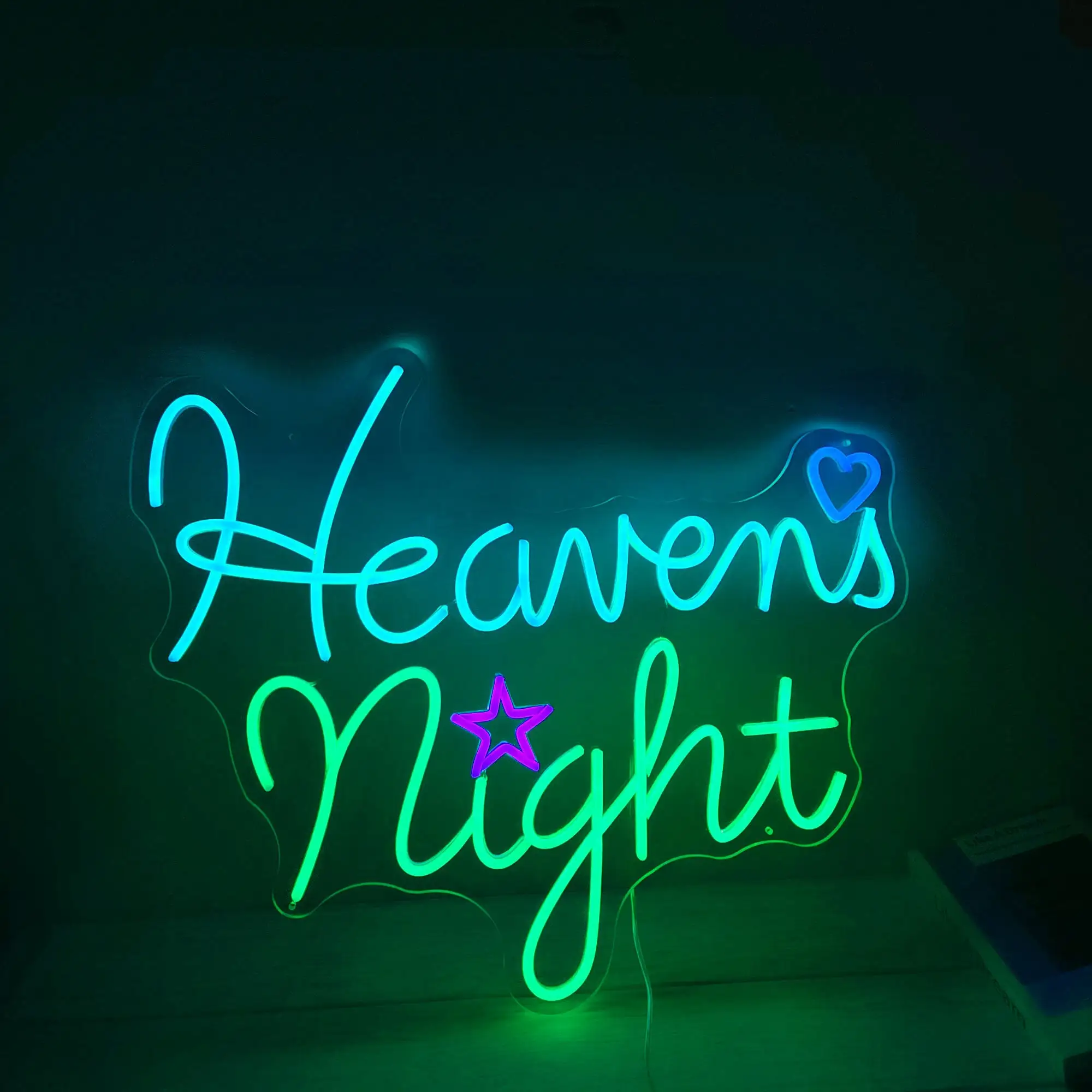 مخصص السماء النيون تسجيل غرفة نوم غرفة المعيشة ليلة تسجيل جدار ديكور فني لعبة غرفة شخصية هدية للمراهقين بار نادي النيون #6