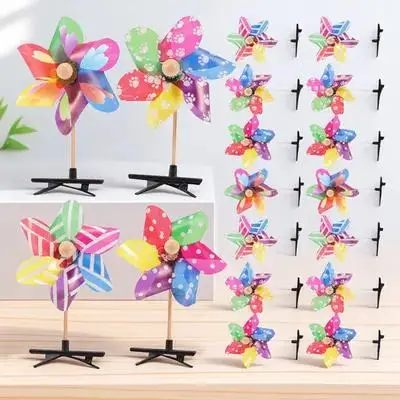 25-pcs-girls-hair-accessories-clip-for-women-windmill-hairpin-tools-styling-pinwheel