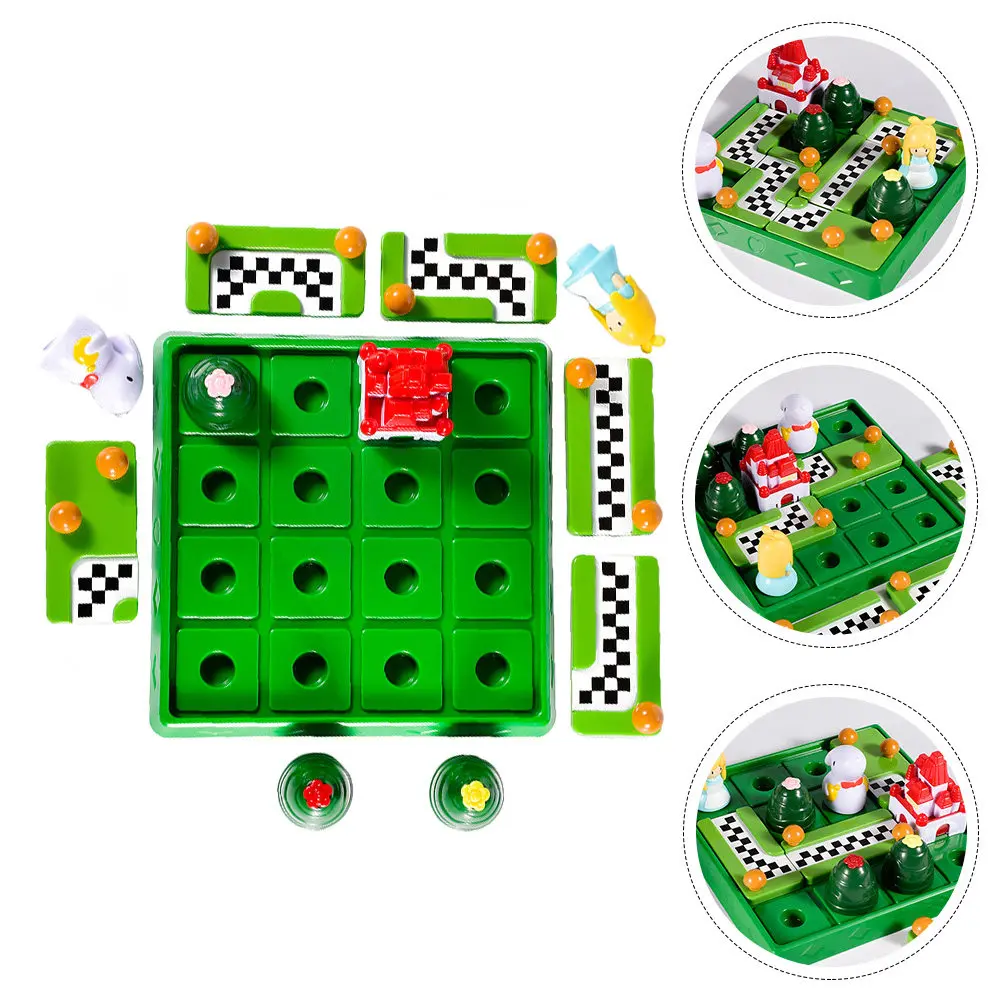 

1Set Board Game Puzzle Interactive Parenthood Family Game Chess Early Learning Kids Educational Intellectual Development