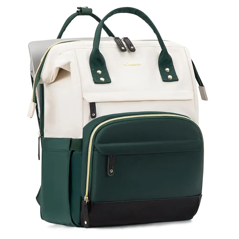 

Laptop Backpack for Women, 15.6 Inch Work Business Backpacks Purse With Large Capacity, Waterproof Nurse Bag College Bookbag